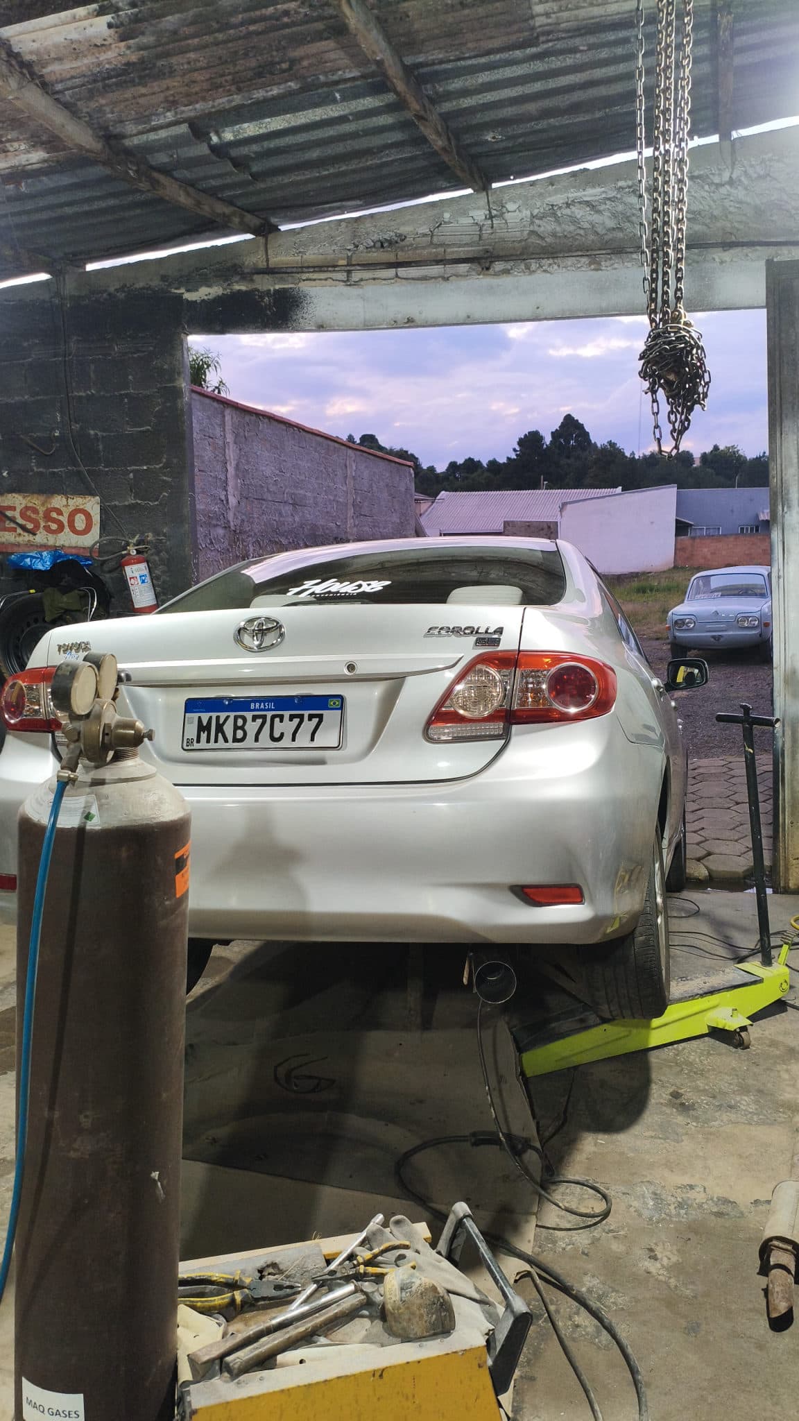 primeiro acessório do carro😈