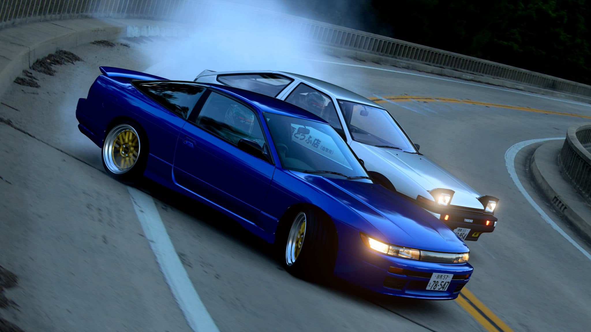 Fotos das corridas do Initial D First Stage