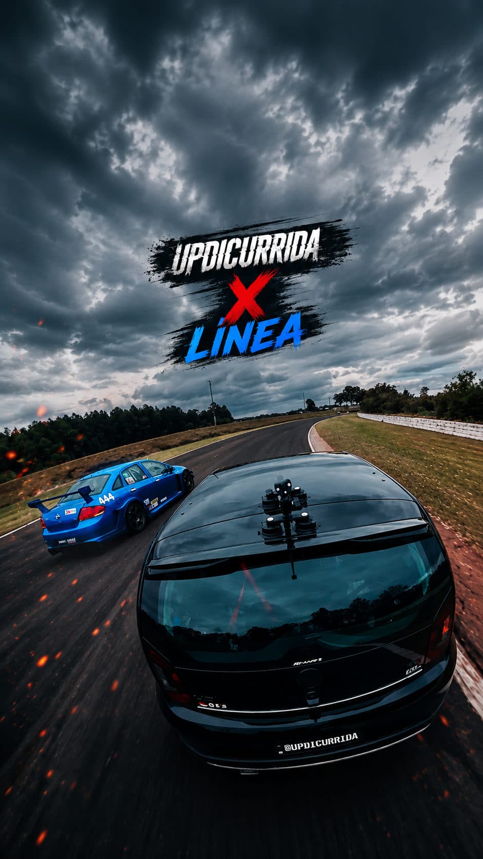 Up! TSi vs Fiat Linea de corrida em Tarumã
