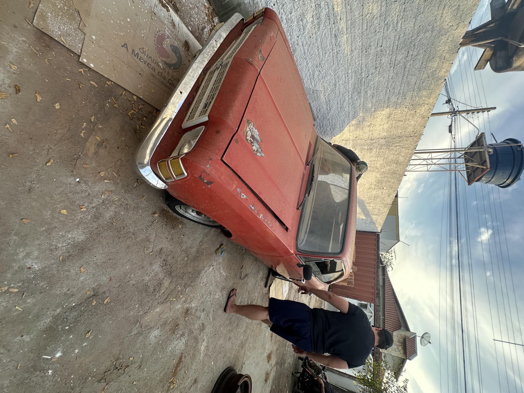 O dia encontrei ele, e no outro já estava jogando em um guincho pra trazer pra casa 🤣