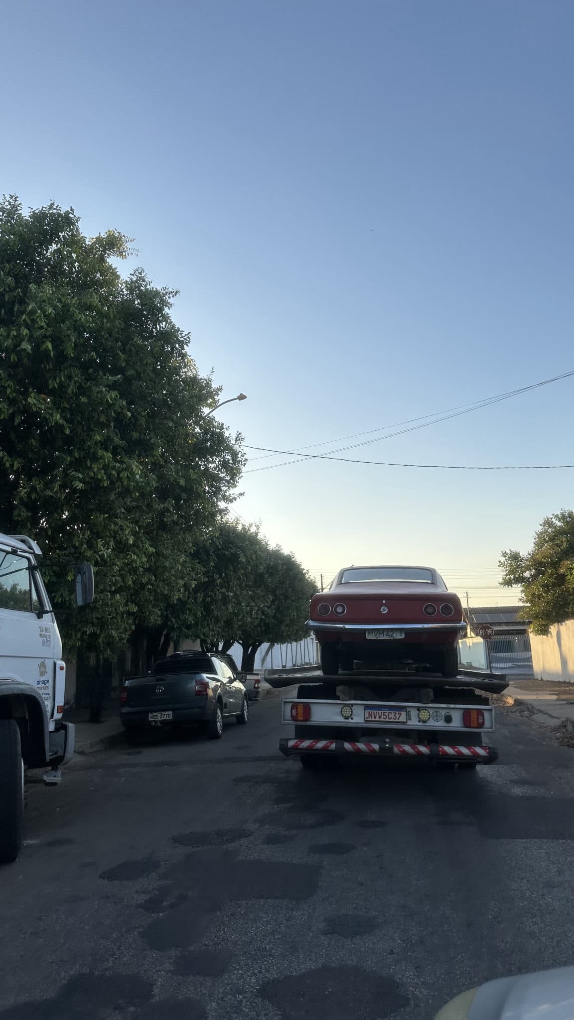 O dia encontrei ele, e no outro já estava jogando em um guincho pra trazer pra casa 🤣